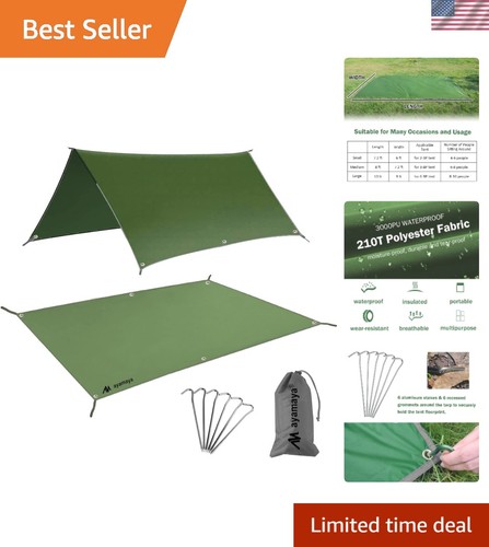 Family camping tent - tent, footprint